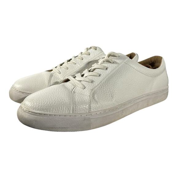 Vince Camuto Other - Vince Camuto Hallman Men's Size 13 M White Leather Sneakers